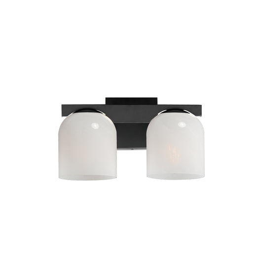 Scoop 2-Light Bath Vanity Black by Maxim Lighting