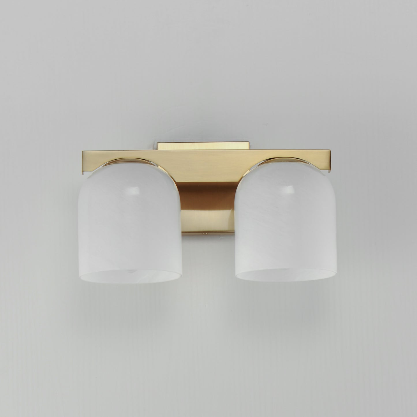 Scoop 2-Light Bath Vanity Natural Aged Brass by Maxim Lighting