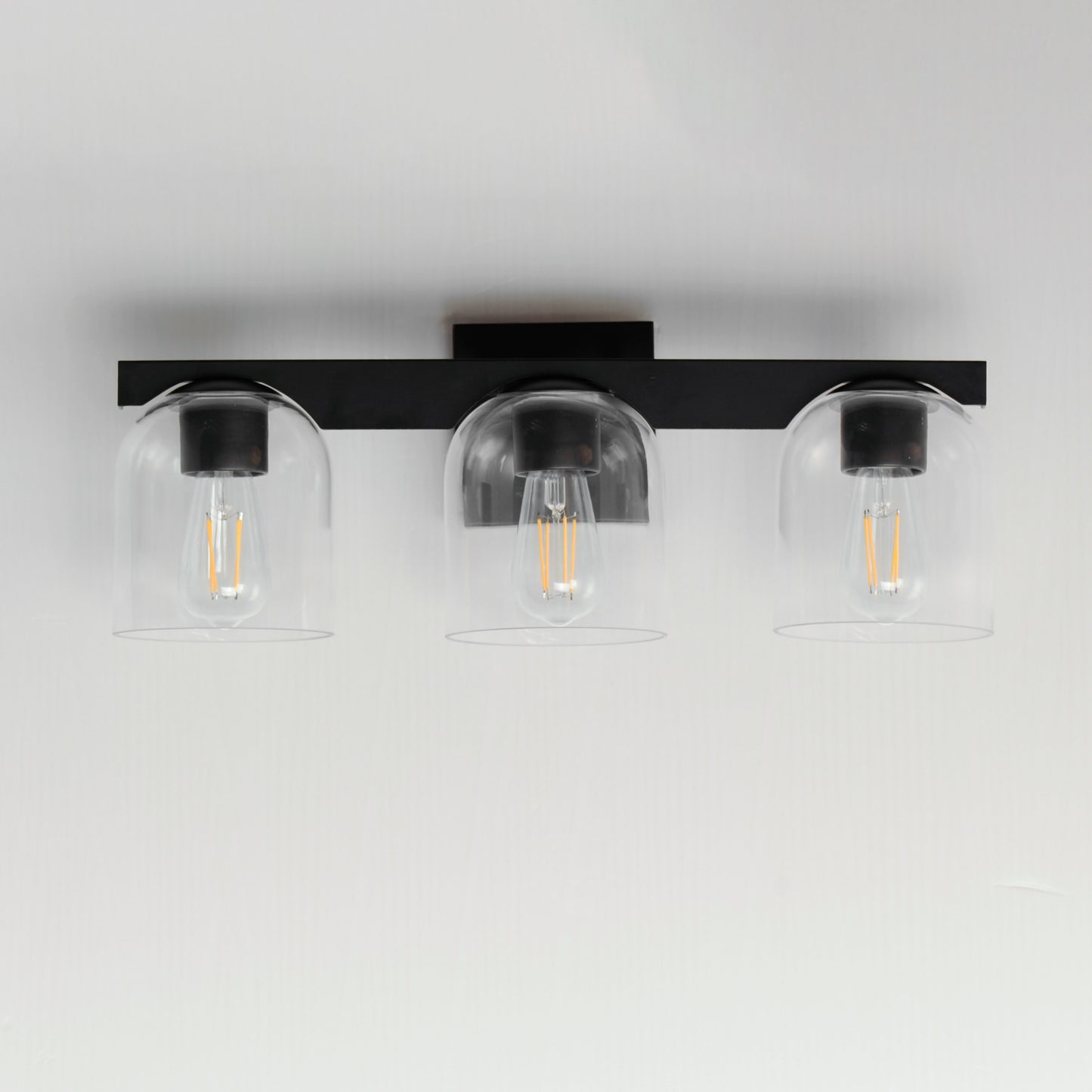 Scoop 3-Light Bath Vanity Black by Maxim Lighting