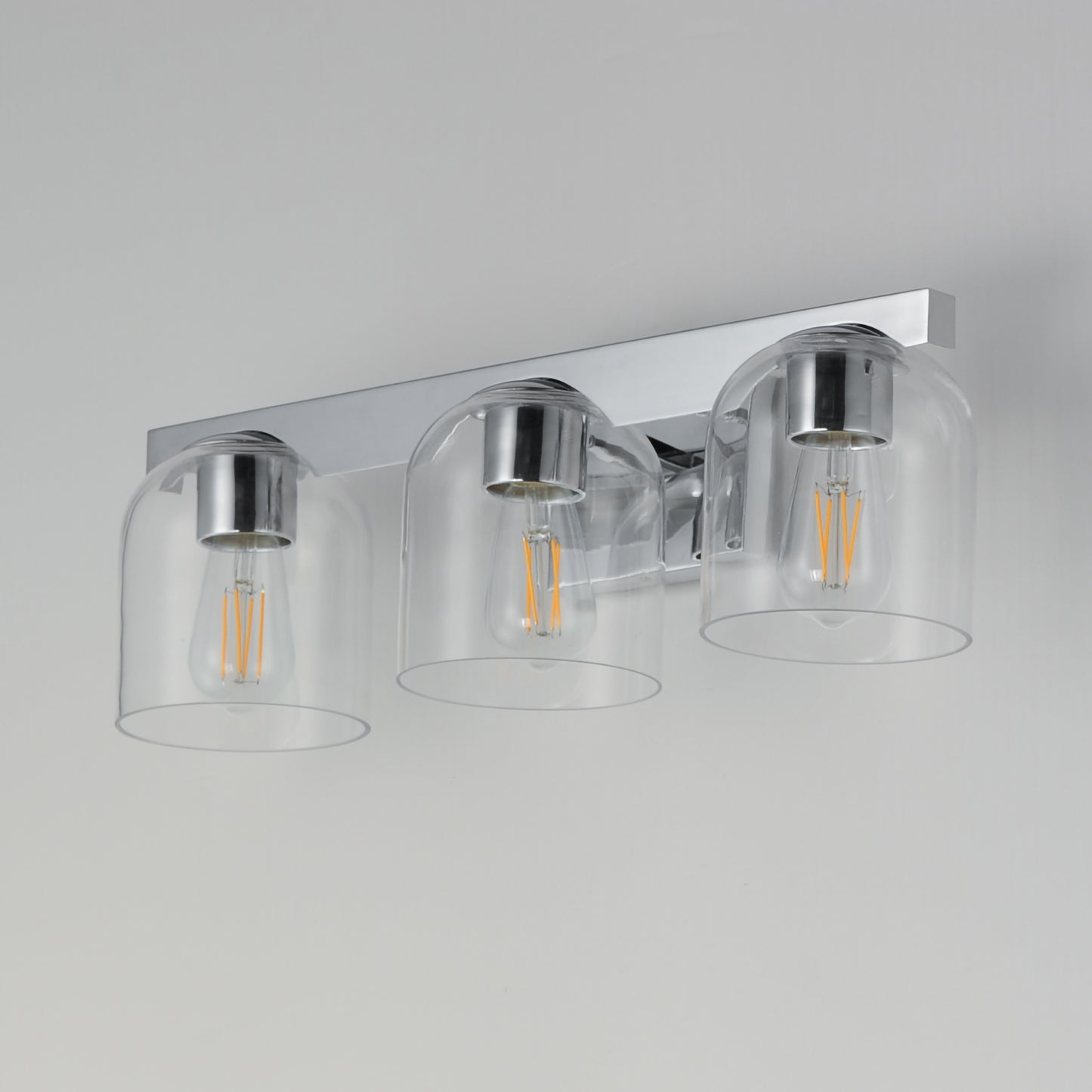 Scoop 3-Light Bath Vanity Polished Chrome by Maxim Lighting