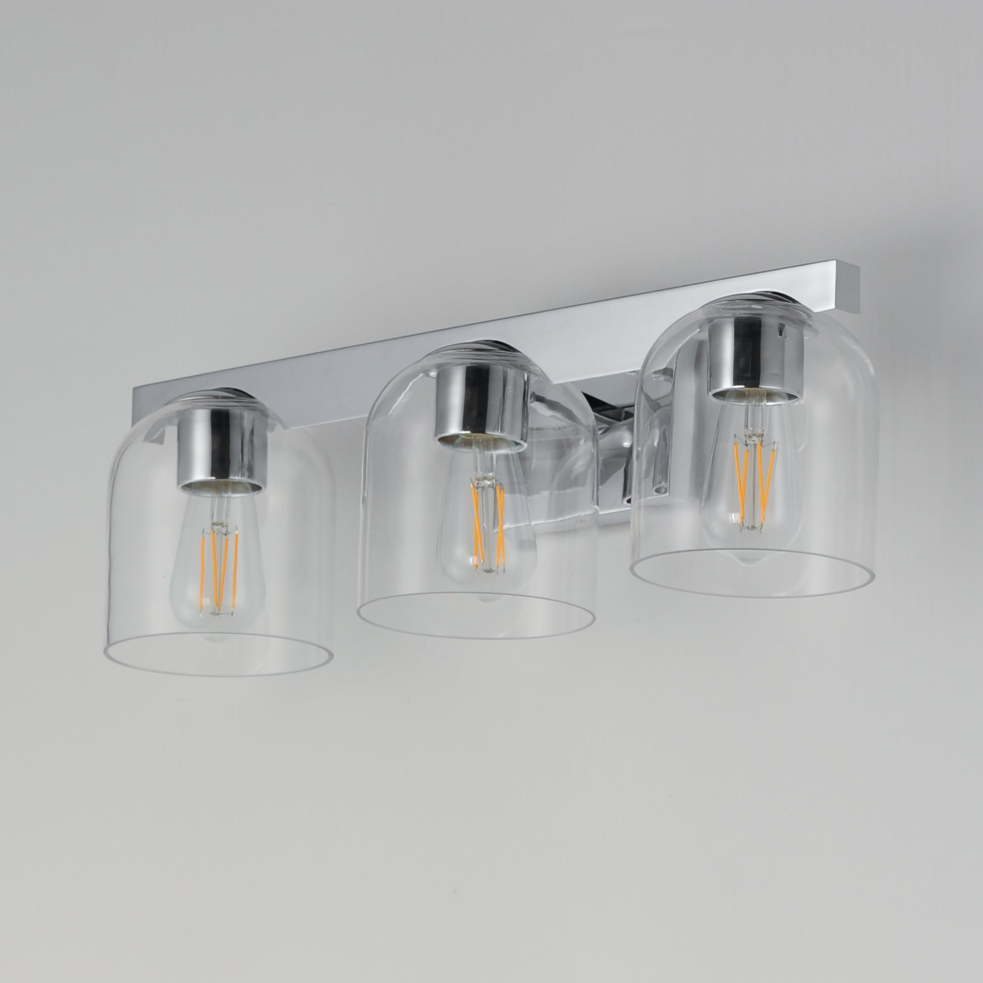 Scoop 3-Light Bath Vanity Polished Chrome by Maxim Lighting
