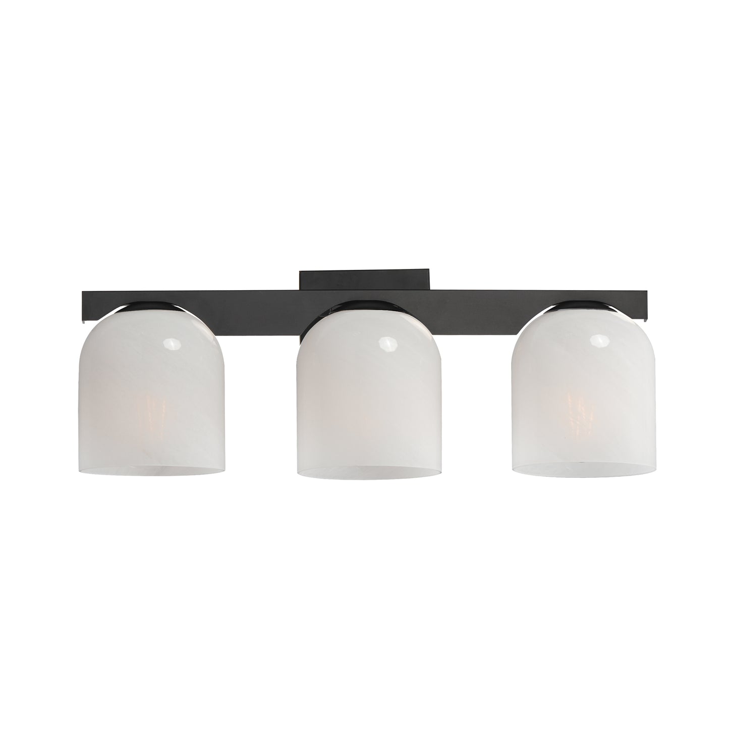 Scoop 3-Light Bath Vanity Black by Maxim Lighting