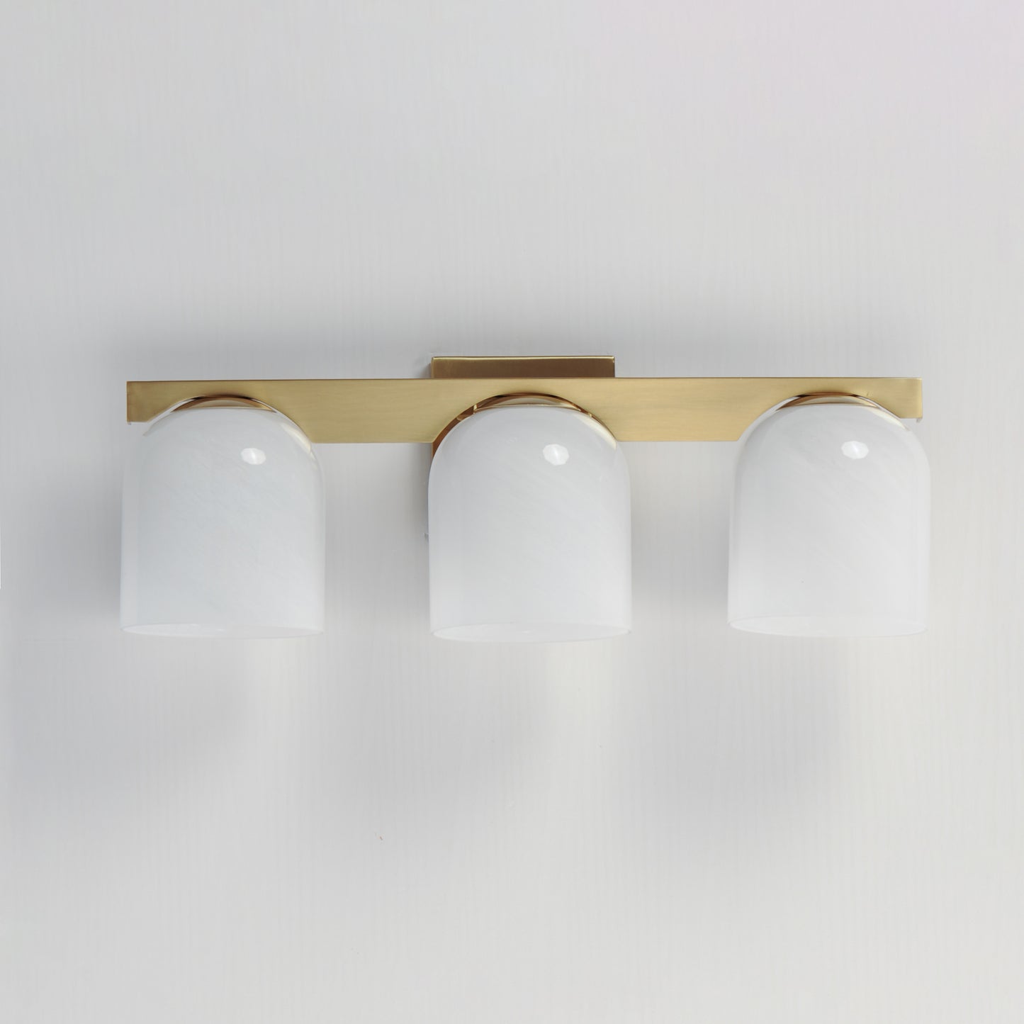 Scoop 3-Light Bath Vanity Natural Aged Brass by Maxim Lighting