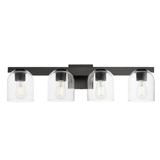 Scoop 4-Light Bath Vanity Black by Maxim Lighting