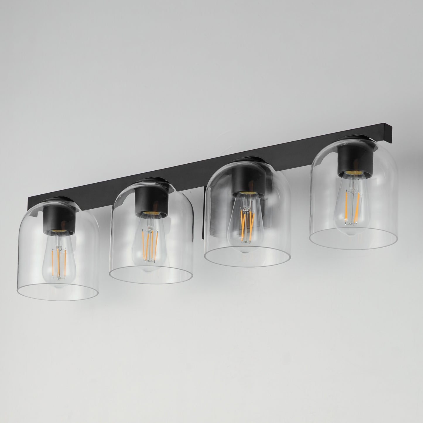 Scoop 4-Light Bath Vanity Black by Maxim Lighting