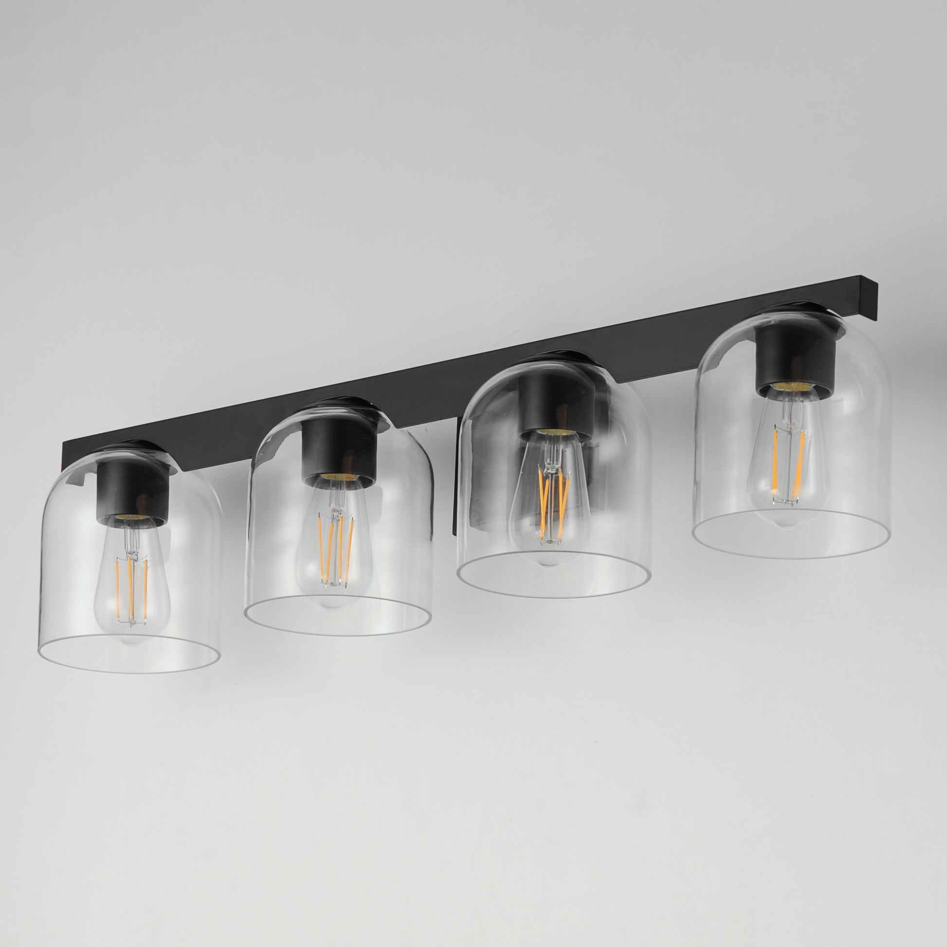 Scoop 4-Light Bath Vanity Black by Maxim Lighting