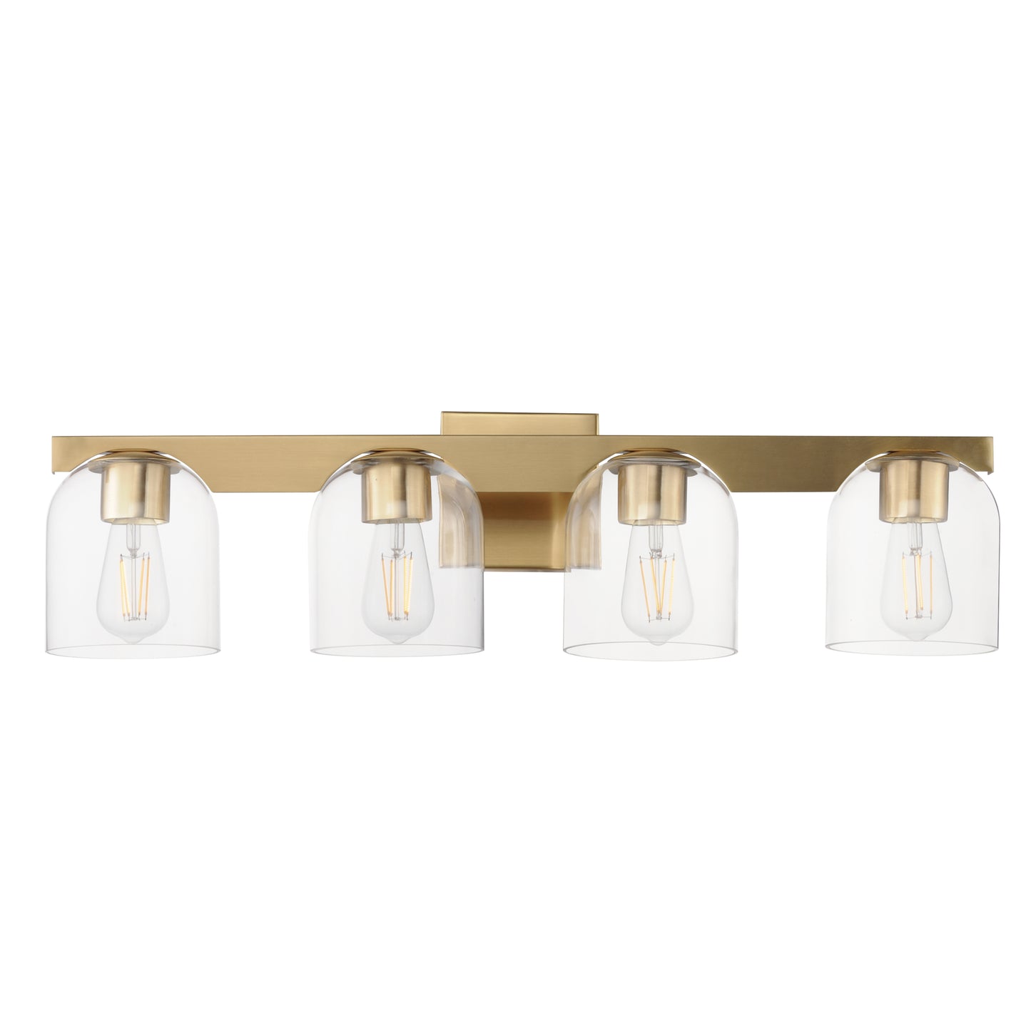 Scoop 4-Light Bath Vanity Natural Aged Brass by Maxim Lighting