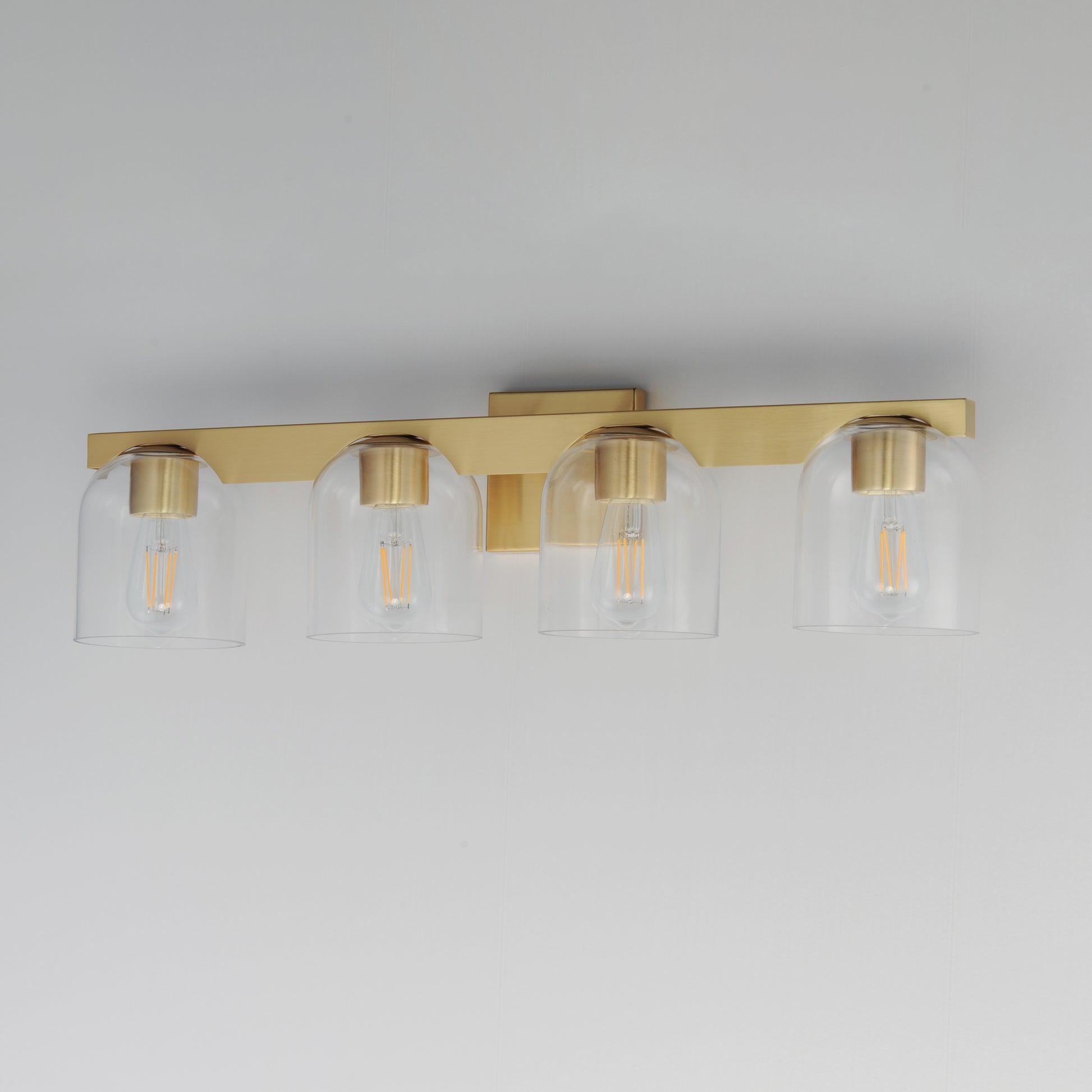 Scoop 4-Light Bath Vanity Natural Aged Brass by Maxim Lighting