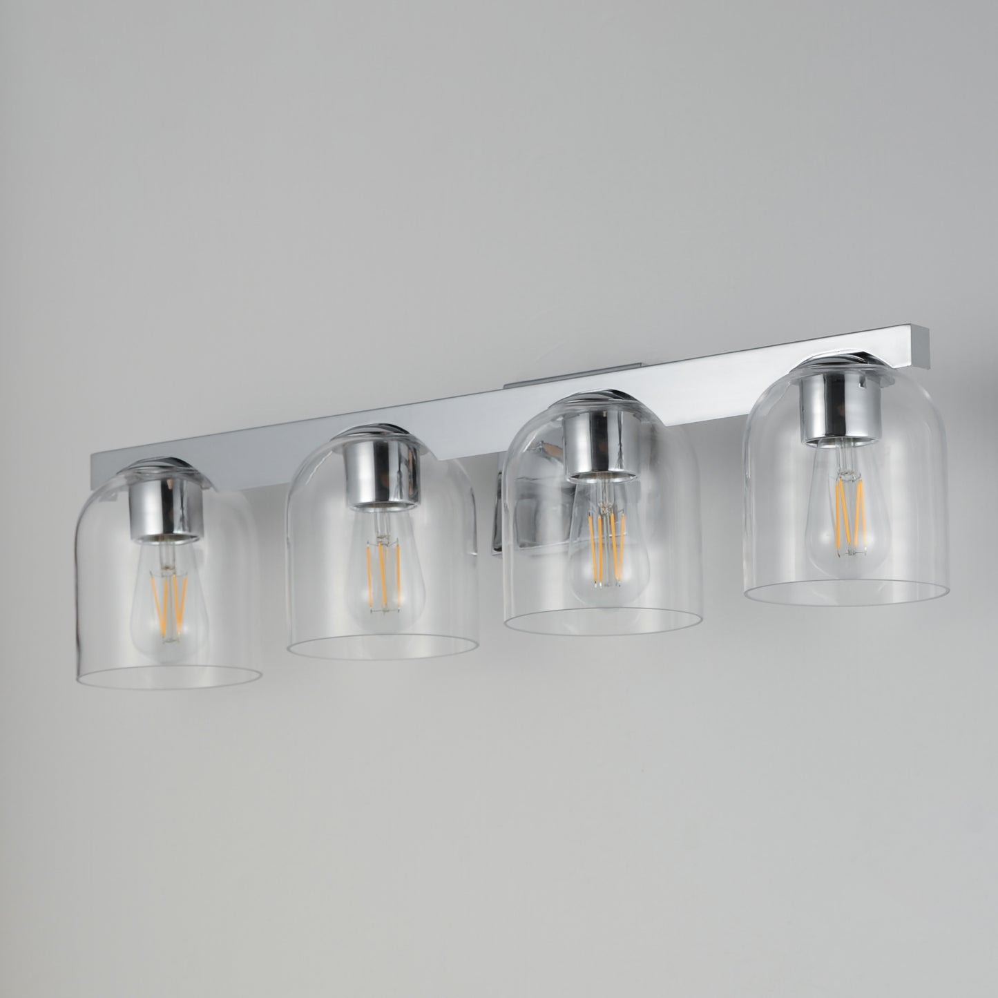 Scoop 4-Light Bath Vanity Polished Chrome by Maxim Lighting