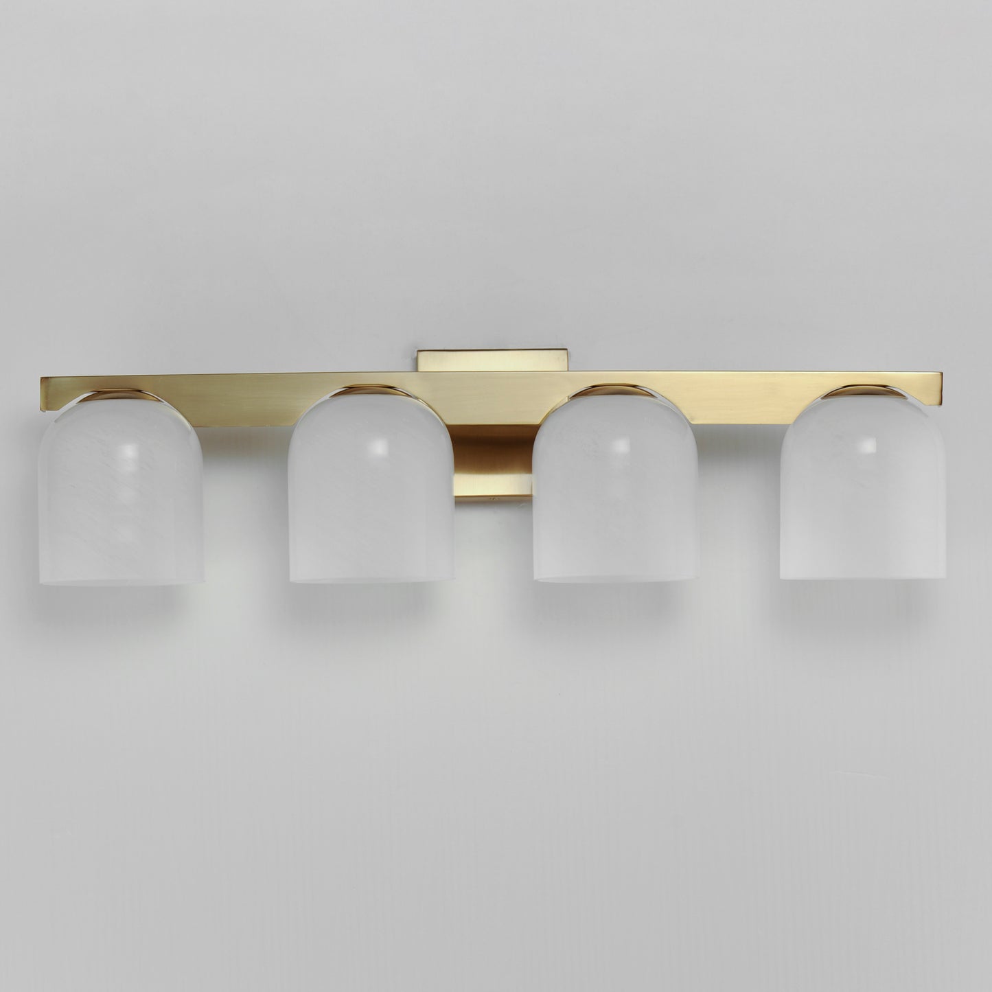 Scoop 4-Light Bath Vanity Natural Aged Brass by Maxim Lighting