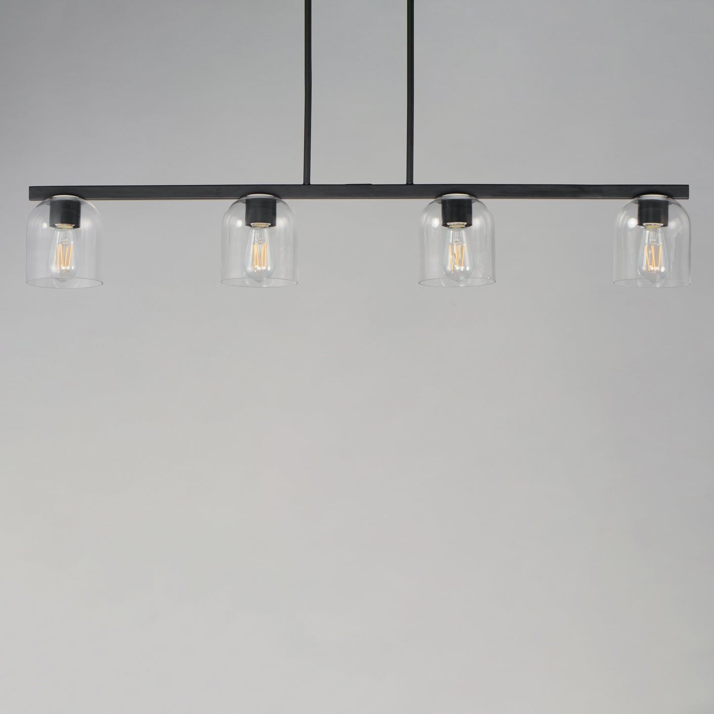 Scoop 4-Light Linear Pendant Black by Maxim Lighting