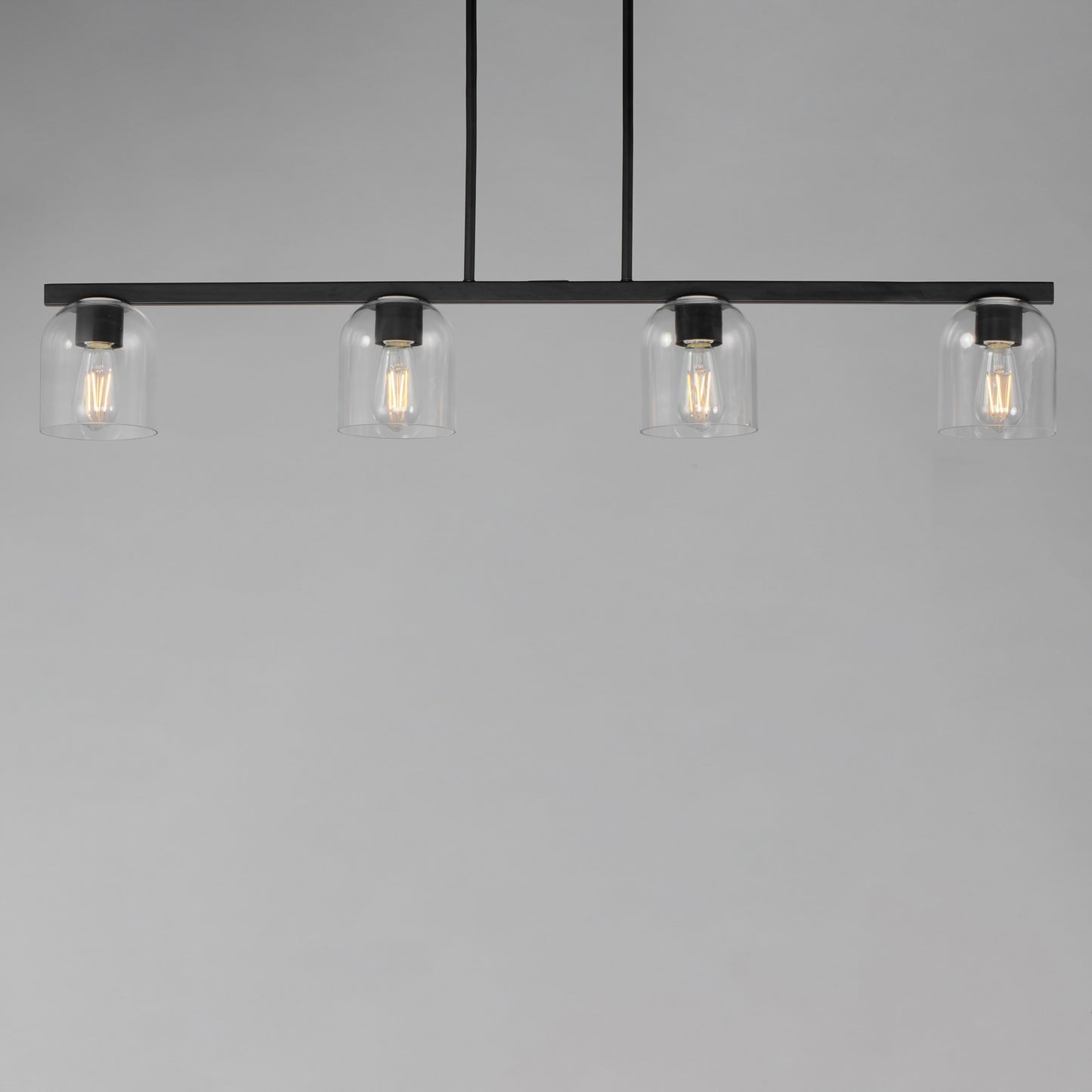 Scoop 4-Light Linear Pendant Black by Maxim Lighting