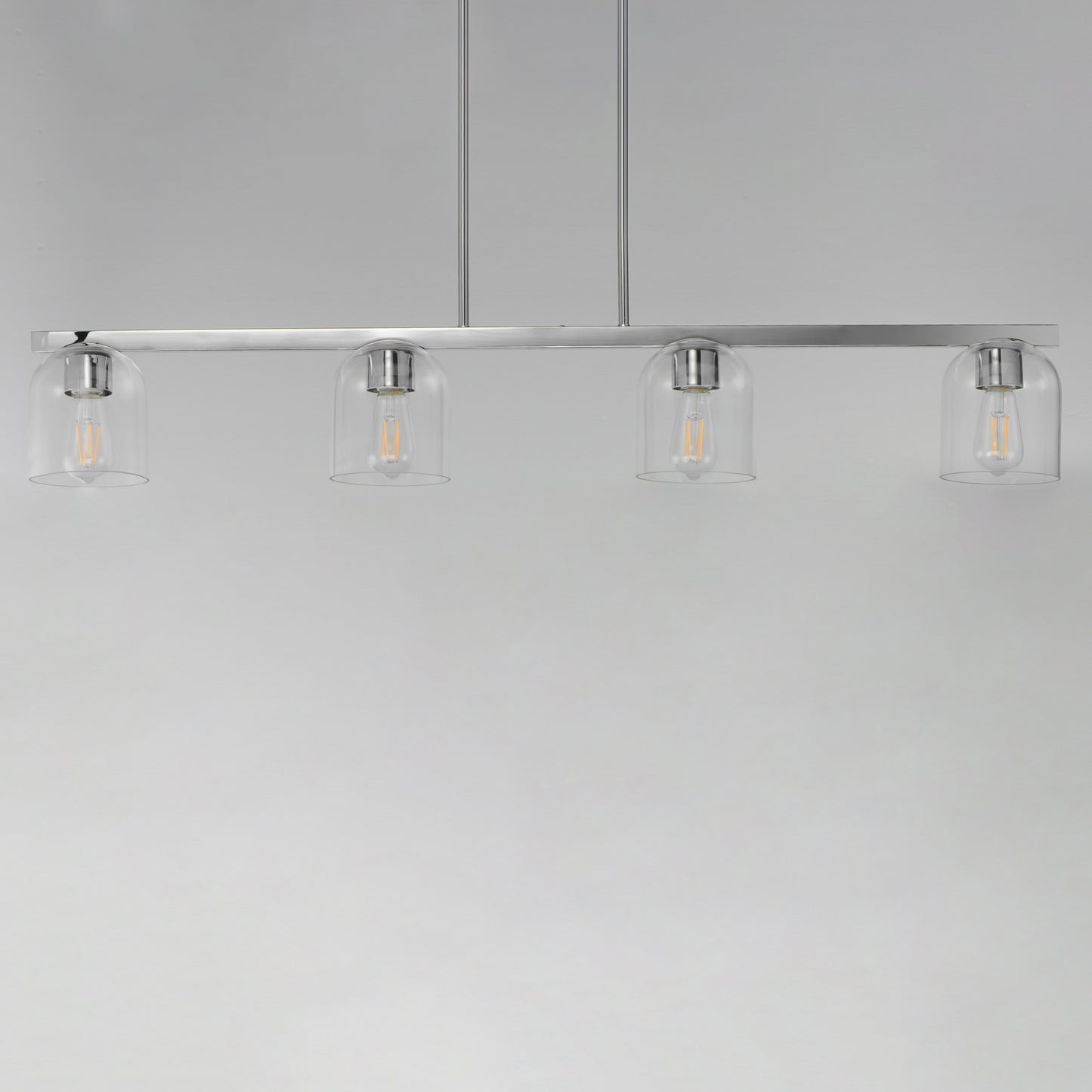 Scoop 4-Light Linear Pendant Polished Chrome by Maxim Lighting