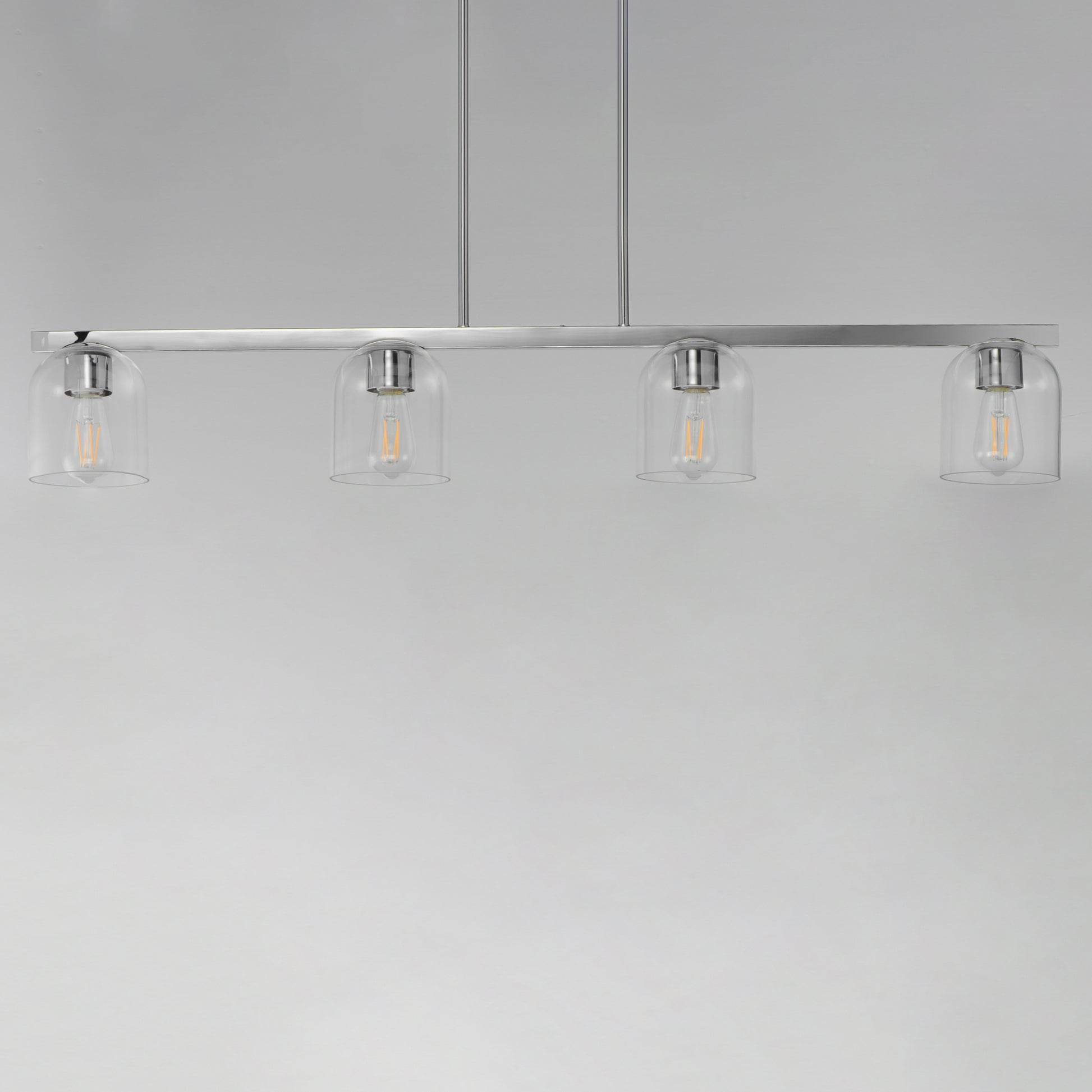 Scoop 4-Light Linear Pendant Polished Chrome by Maxim Lighting