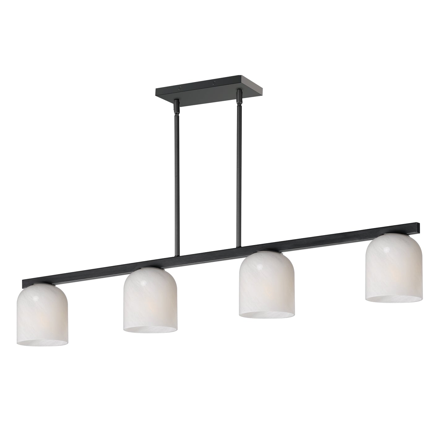 Scoop 4-Light Linear Pendant Black by Maxim Lighting