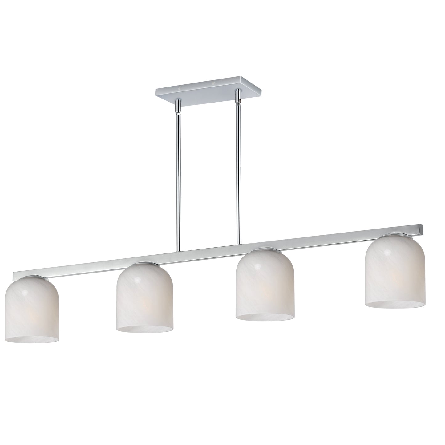 Scoop 4-Light Linear Pendant Polished Chrome by Maxim Lighting