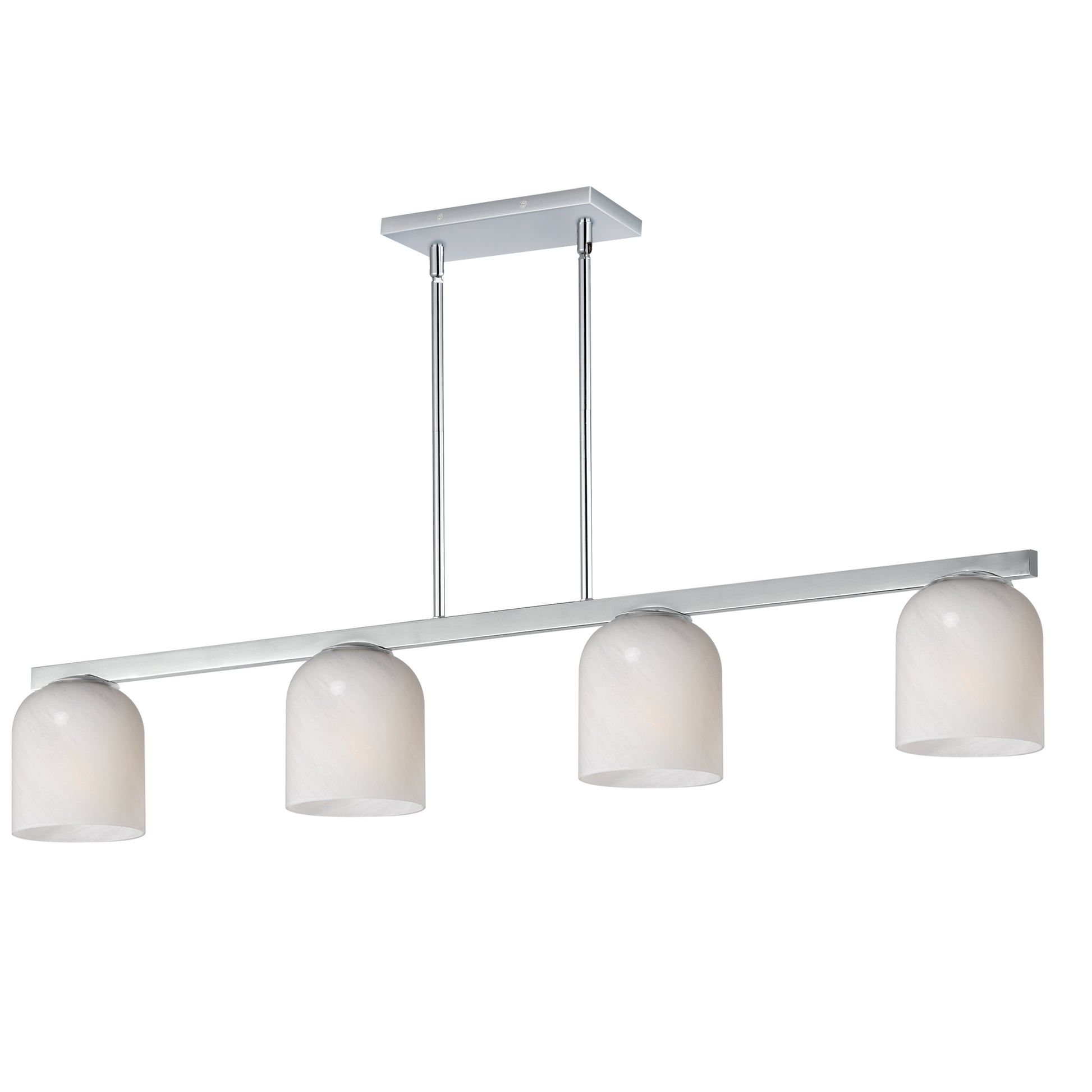 Scoop 4-Light Linear Pendant Polished Chrome by Maxim Lighting