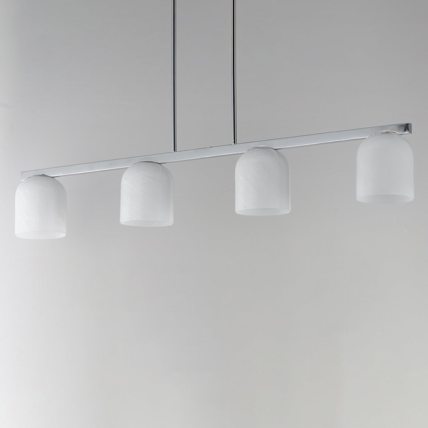 Scoop 4-Light Linear Pendant Polished Chrome by Maxim Lighting