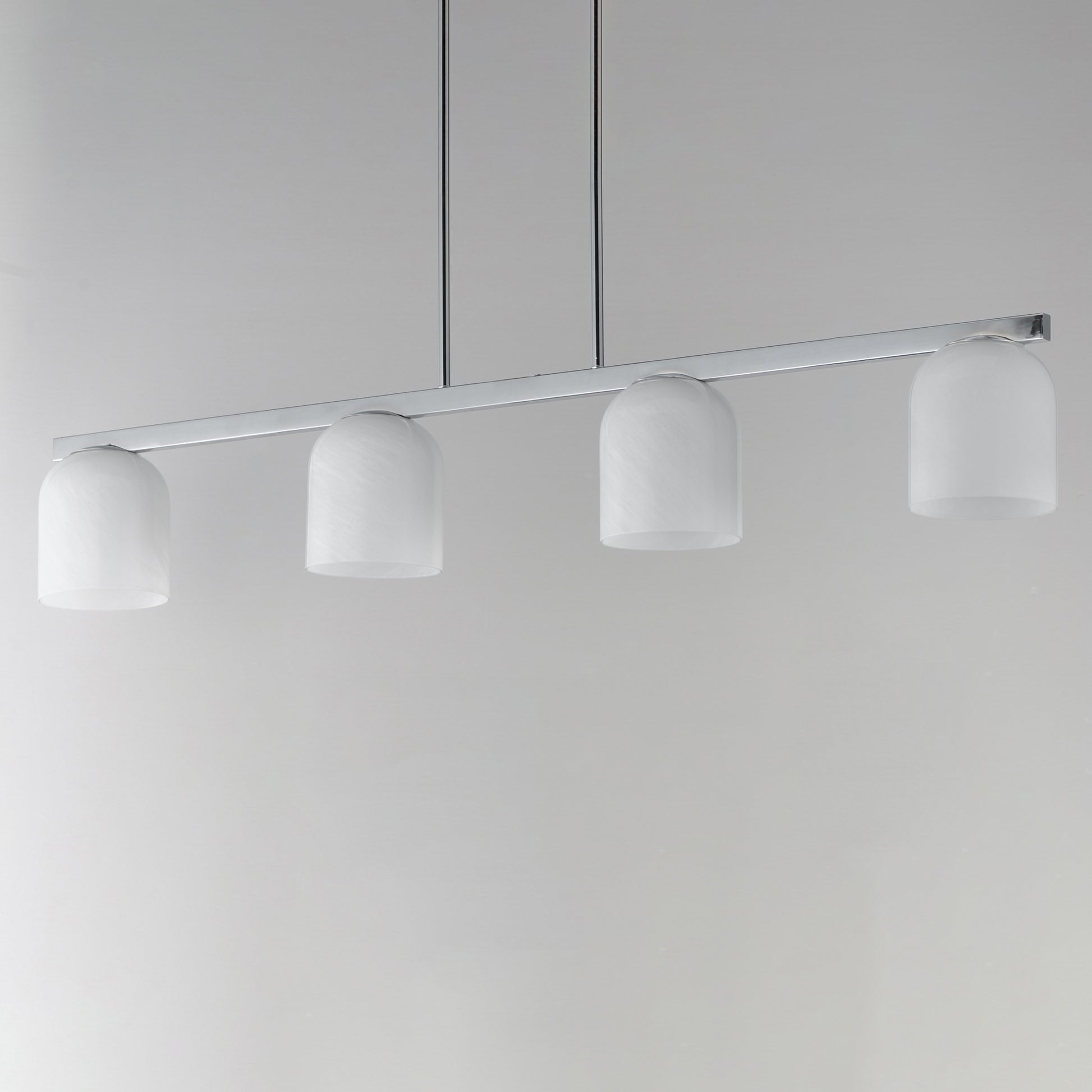 Scoop 4-Light Linear Pendant Polished Chrome by Maxim Lighting