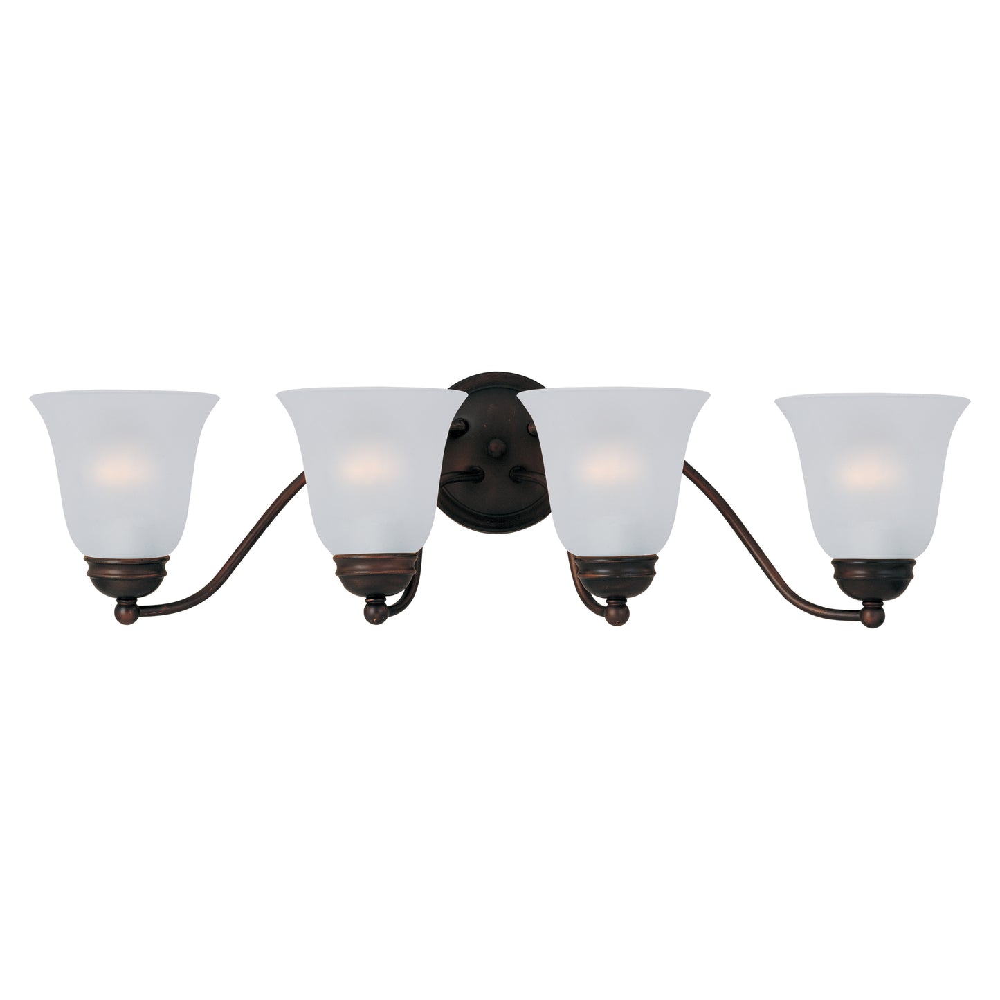 Basix 4-Light Bath Vanity Oil Rubbed Bronze by Maxim Lighting