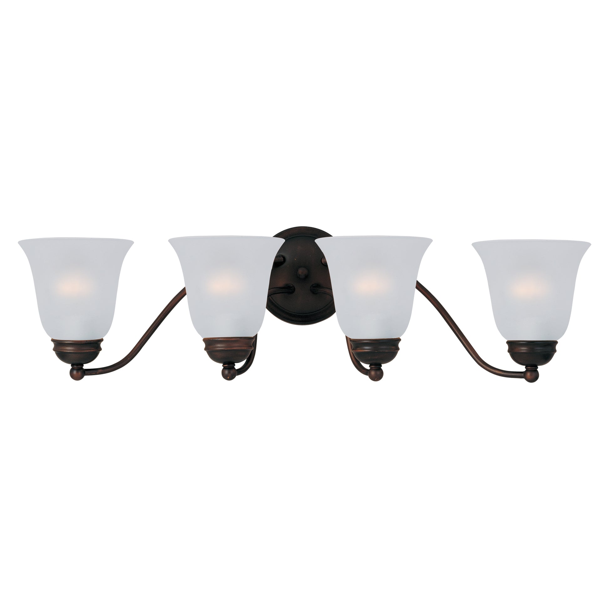 Basix 4-Light Bath Vanity Oil Rubbed Bronze by Maxim Lighting