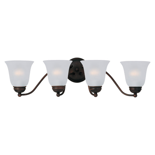Basix 4-Light Bath Vanity Oil Rubbed Bronze by Maxim Lighting