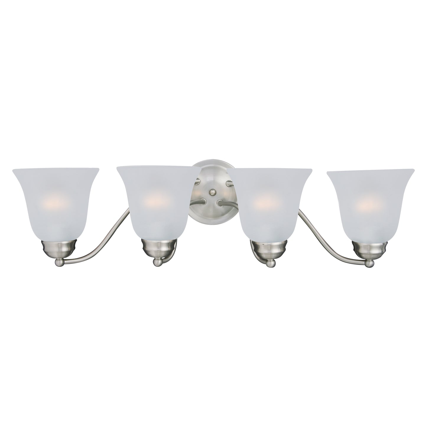 Basix 4-Light Bath Vanity Satin Nickel by Maxim Lighting