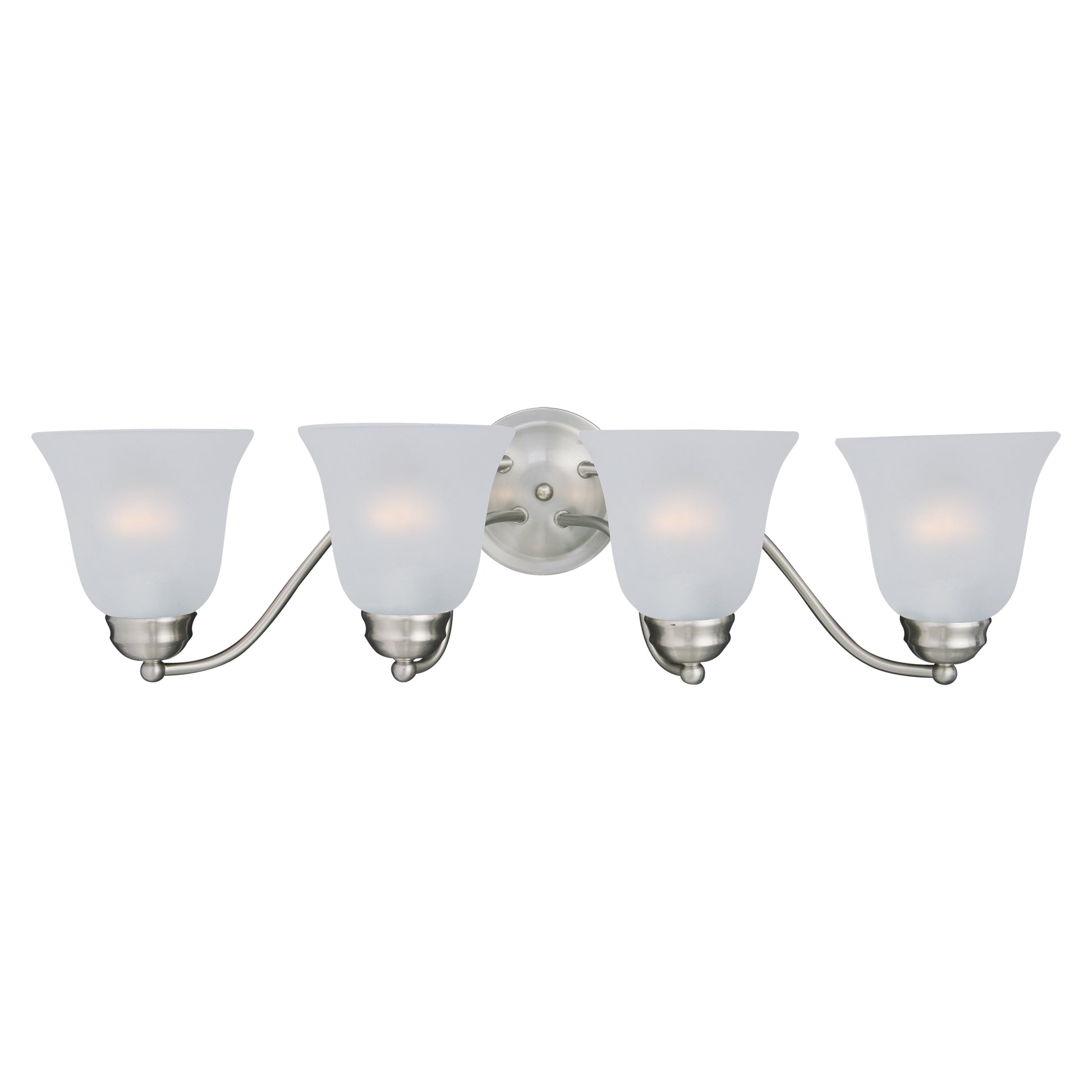 Basix 4-Light Bath Vanity Satin Nickel by Maxim Lighting