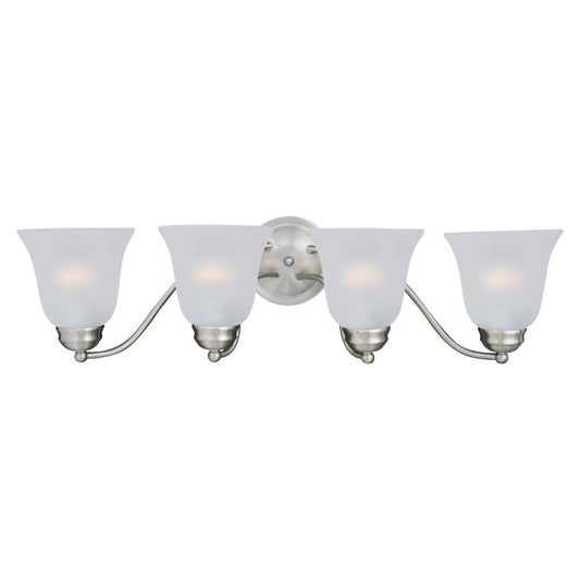 Basix 4-Light Bath Vanity Satin Nickel by Maxim Lighting