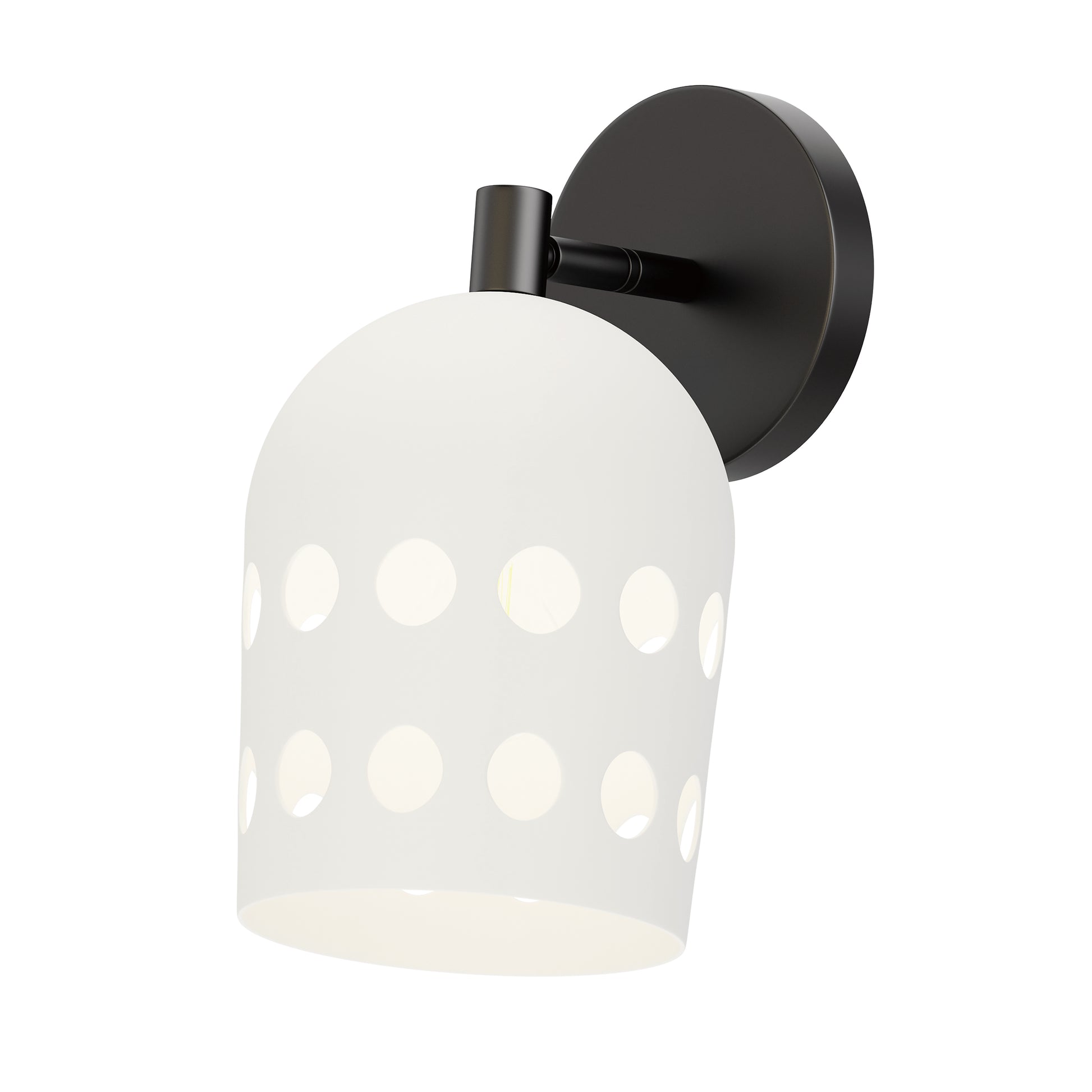 Dottie Adjustable Sconce Black by Maxim Lighting