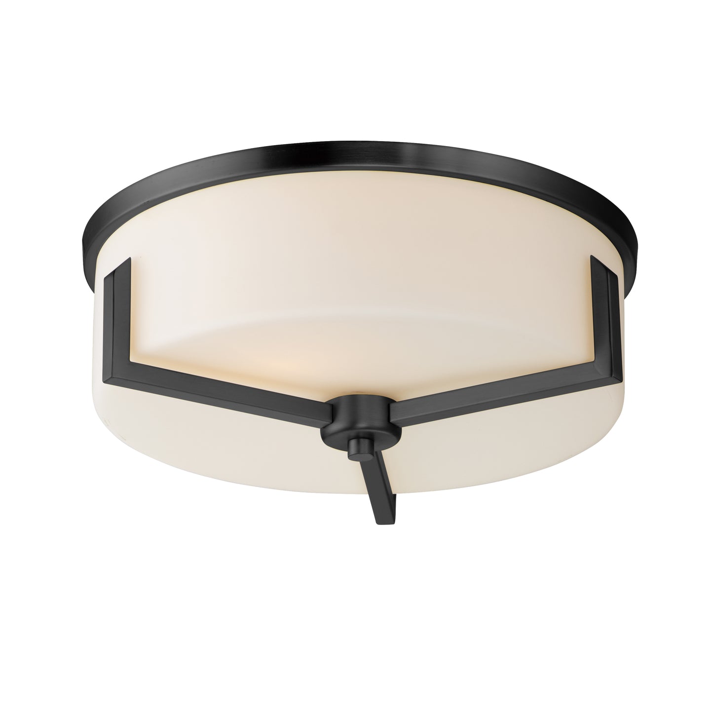 Dart 3-Light Flush Mount Black by Maxim Lighting