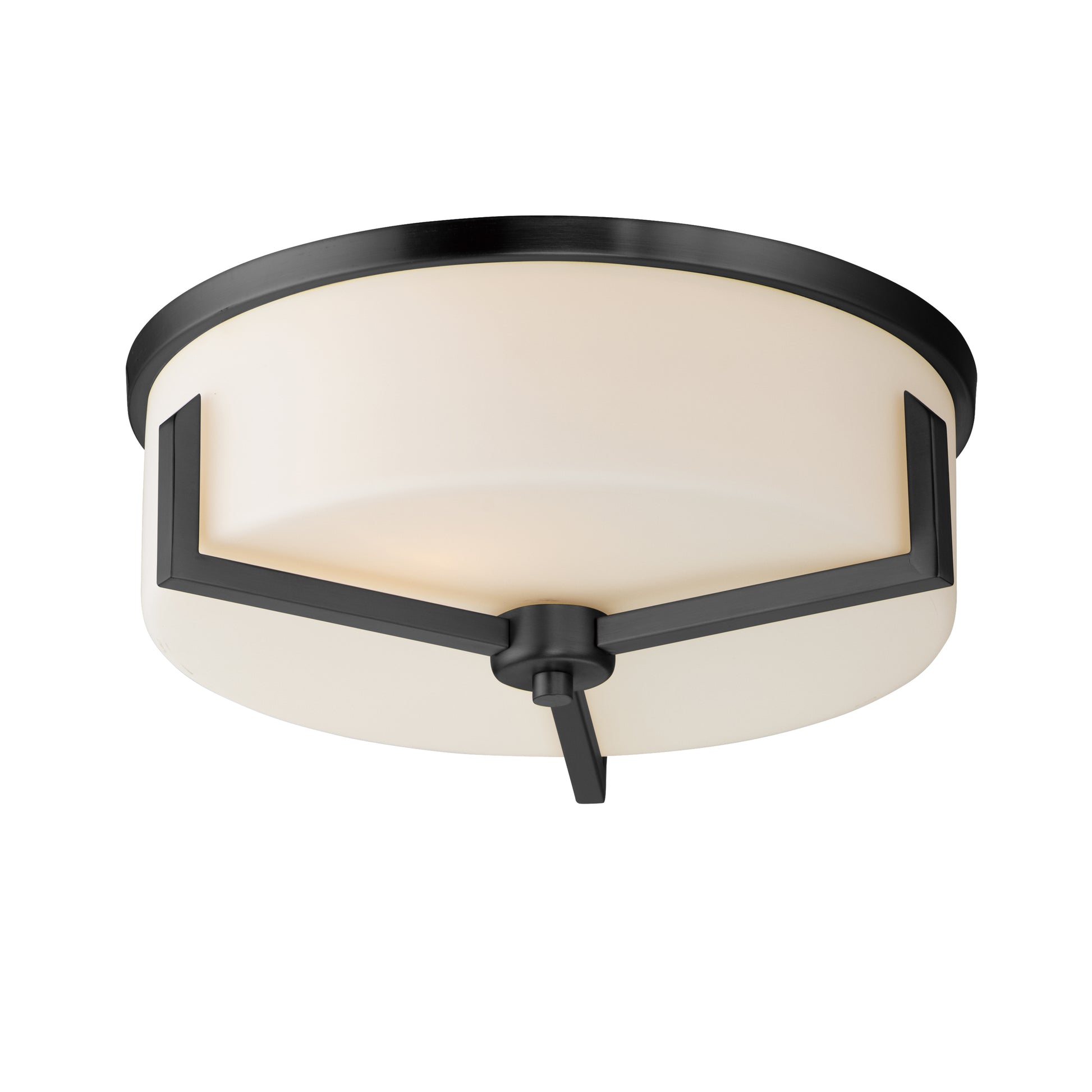 Dart 3-Light Flush Mount Black by Maxim Lighting