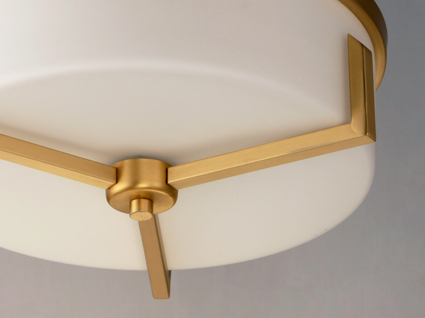 Dart 3-Light Flush Mount Satin Brass by Maxim Lighting