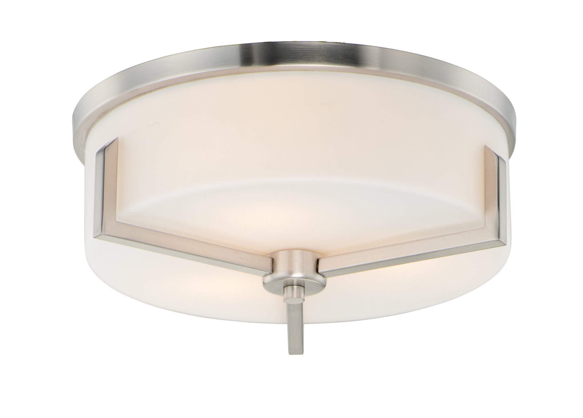 Dart 3-Light Flush Mount Satin Nickel by Maxim Lighting