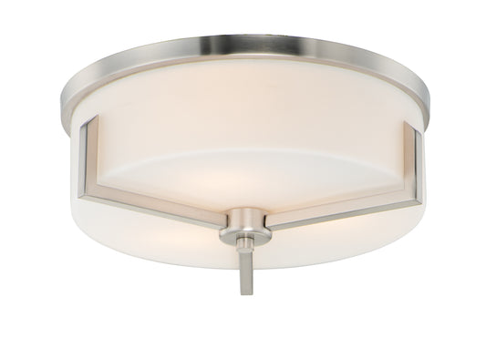 Dart 3-Light Flush Mount Satin Nickel by Maxim Lighting