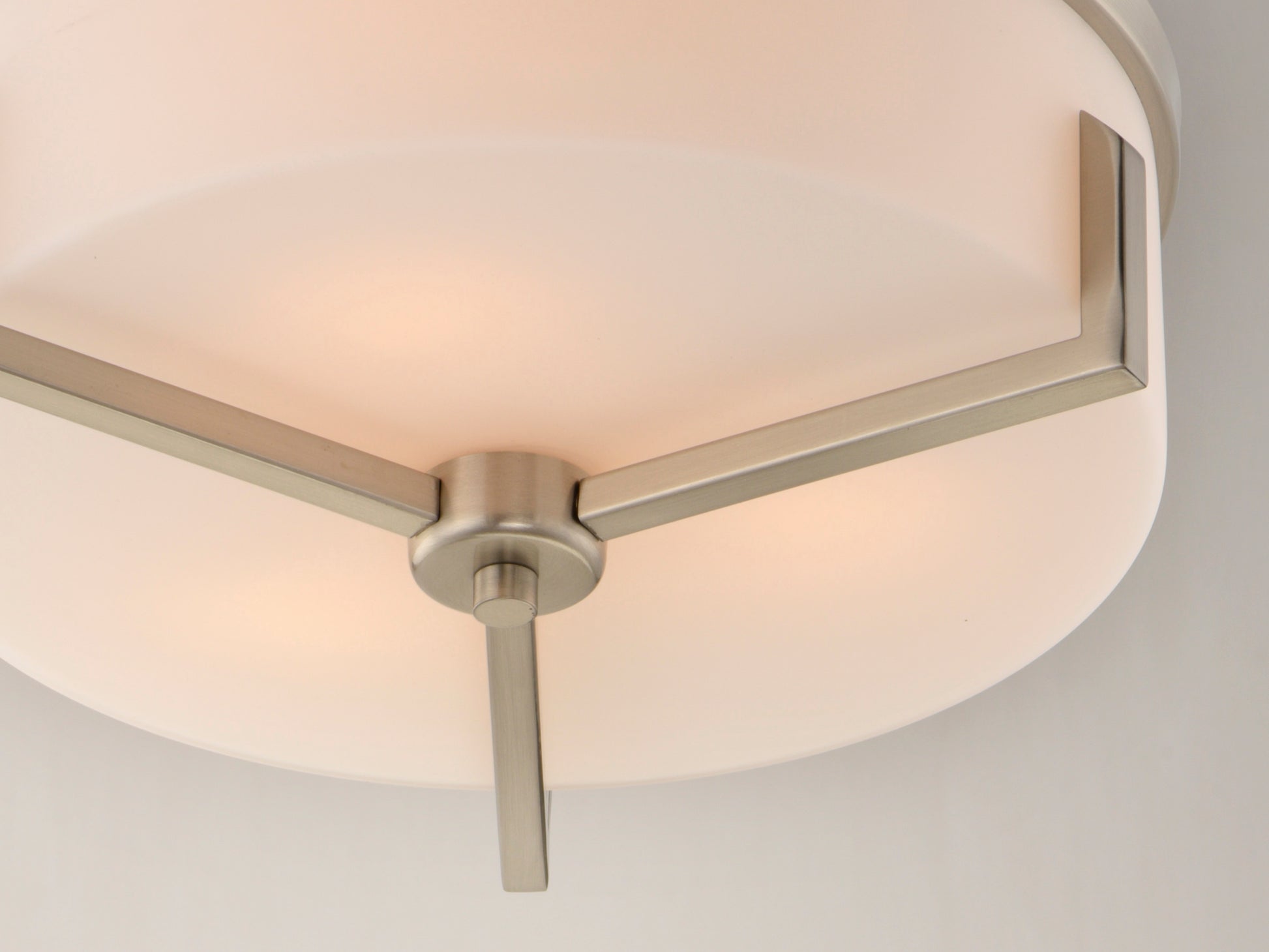 Dart 3-Light Flush Mount Satin Nickel by Maxim Lighting