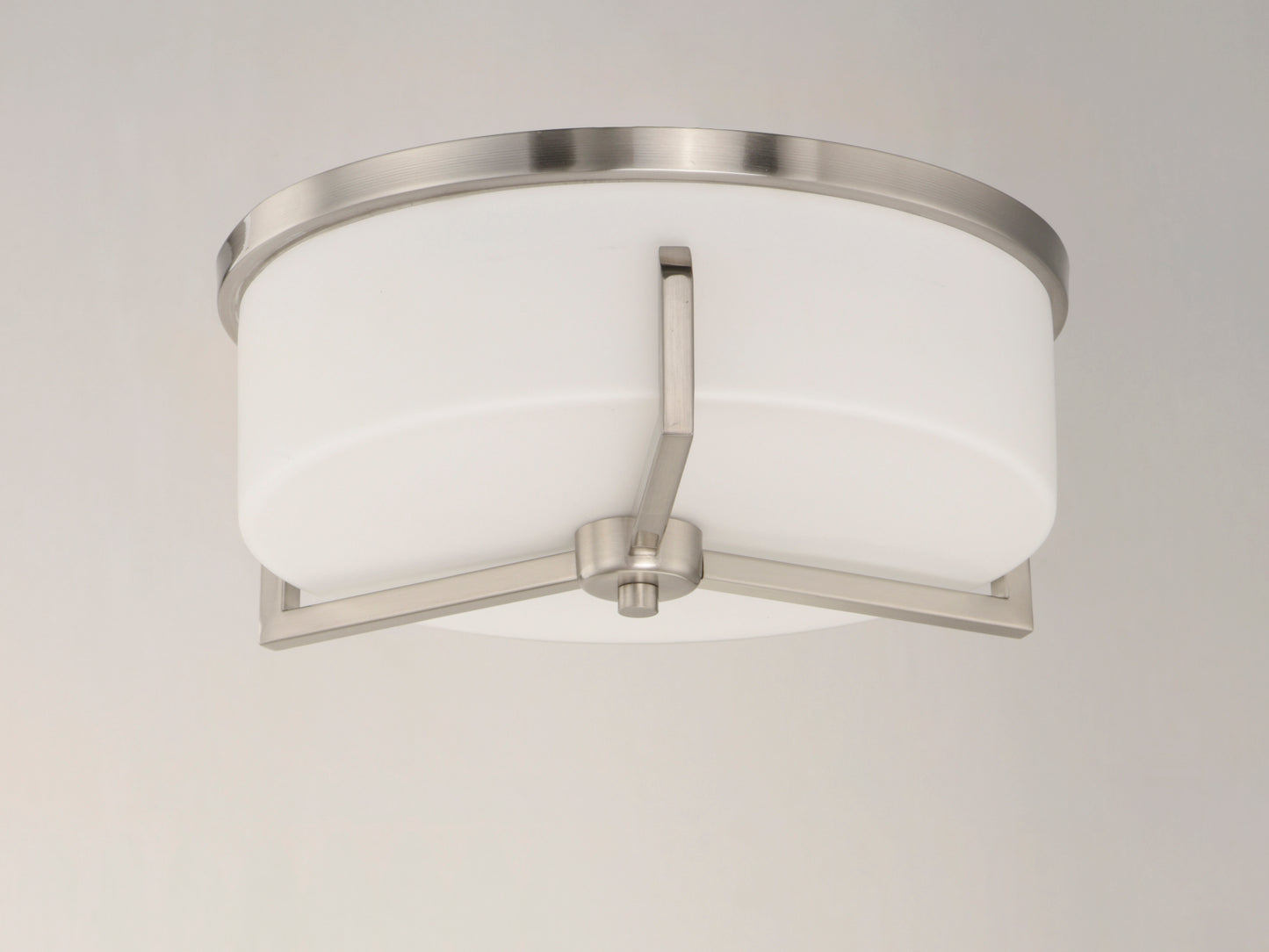 Dart 3-Light Flush Mount Satin Nickel by Maxim Lighting