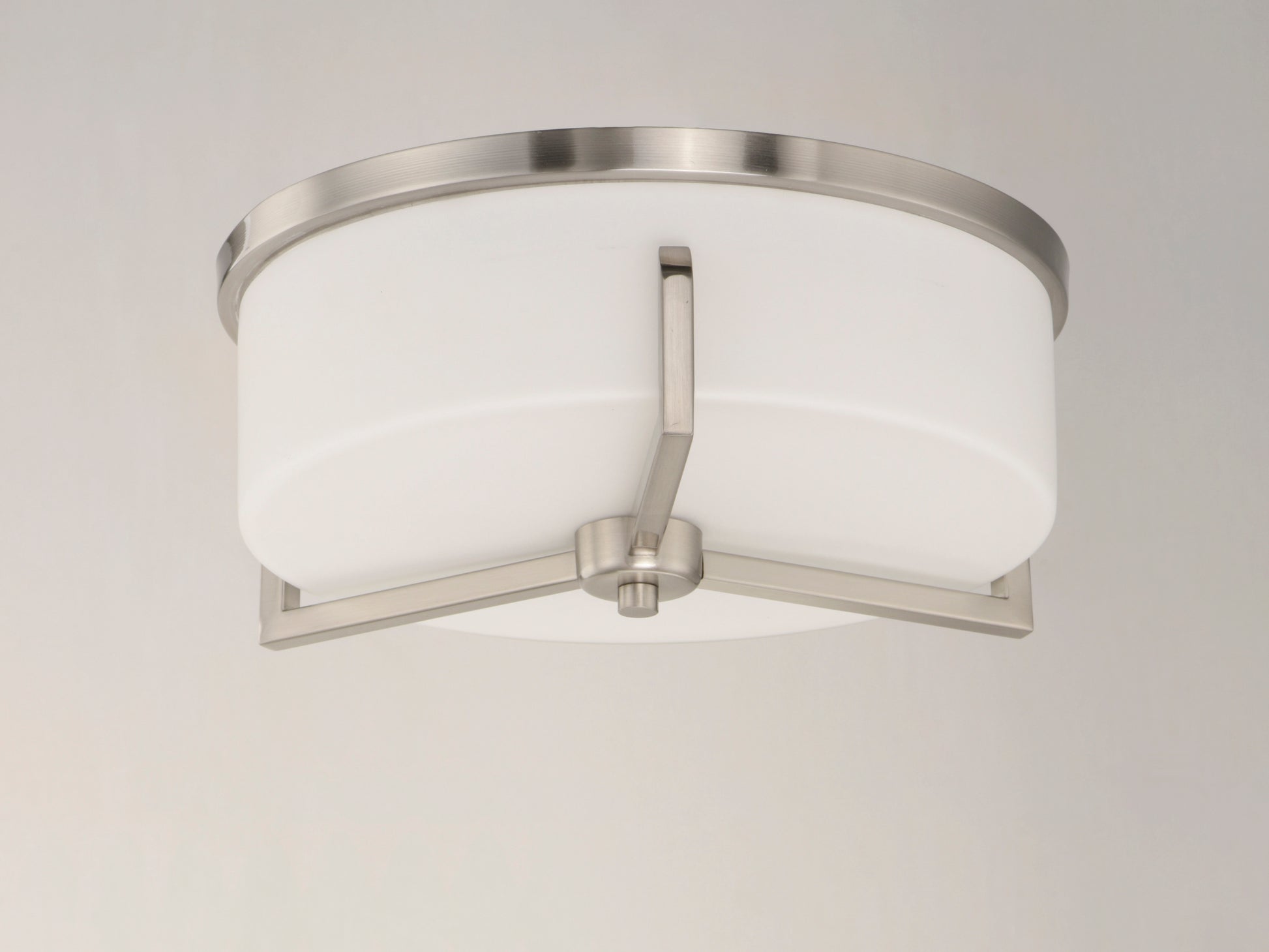 Dart 3-Light Flush Mount Satin Nickel by Maxim Lighting