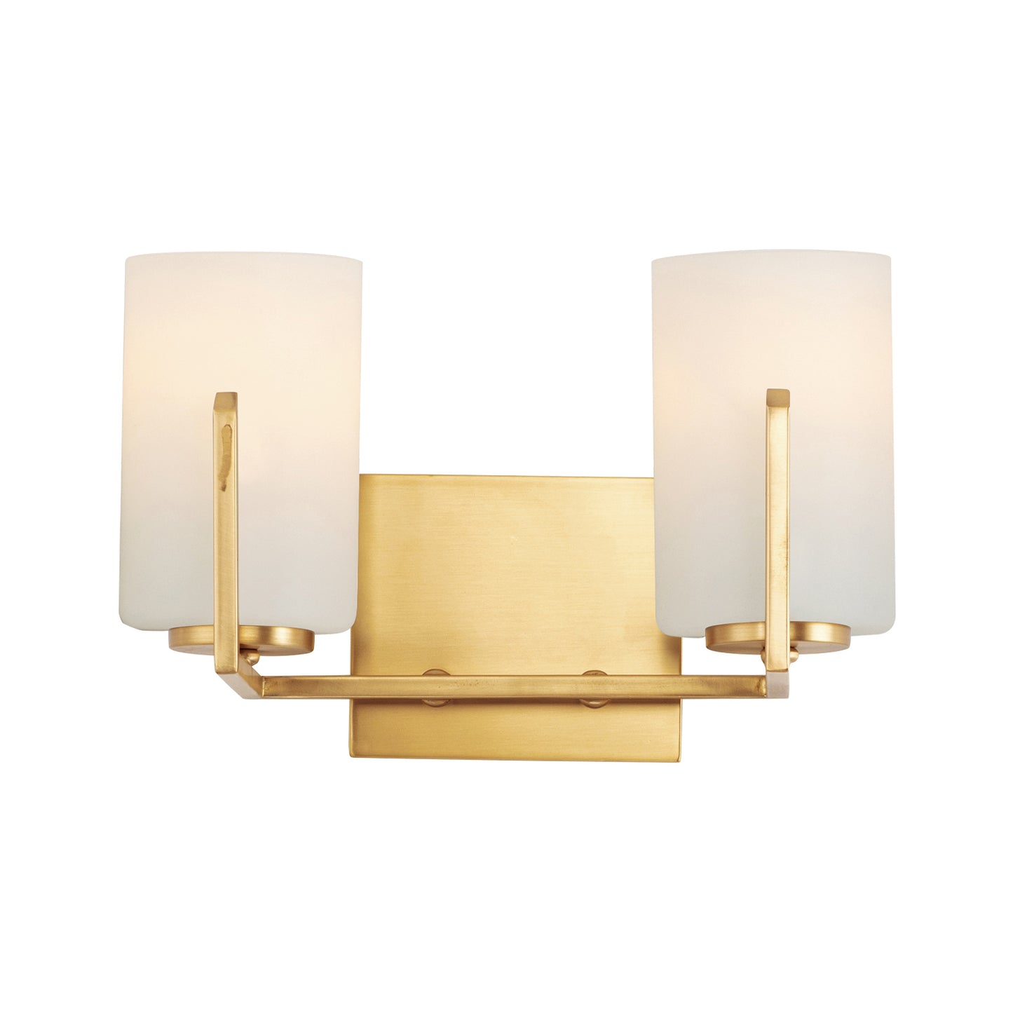 Dart 2-Light Bath Vanity Satin Brass by Maxim Lighting