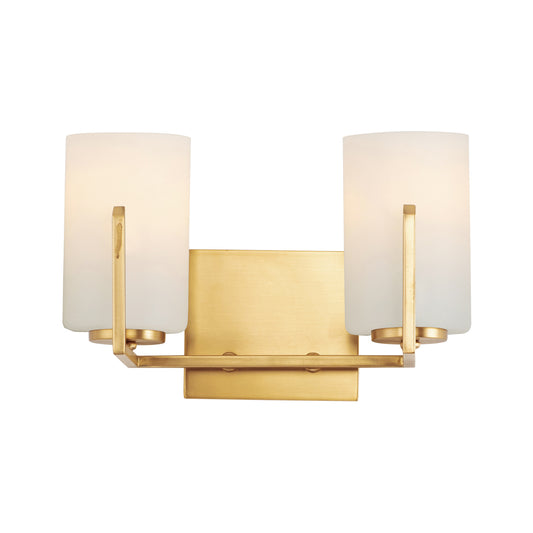 Dart 2-Light Bath Vanity Satin Brass by Maxim Lighting