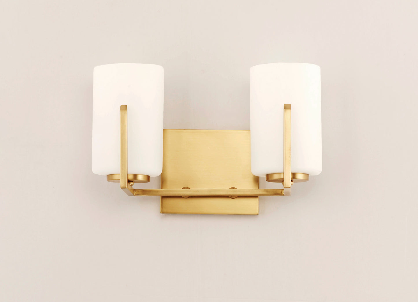 Dart 2-Light Bath Vanity Satin Brass by Maxim Lighting
