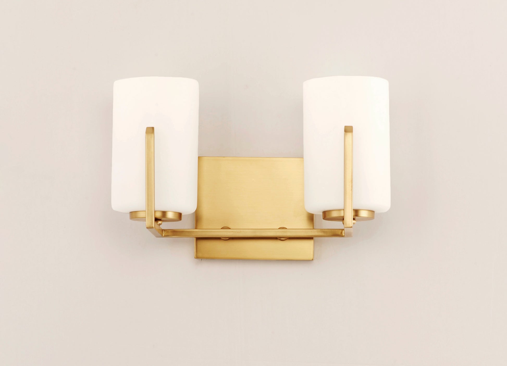 Dart 2-Light Bath Vanity Satin Brass by Maxim Lighting