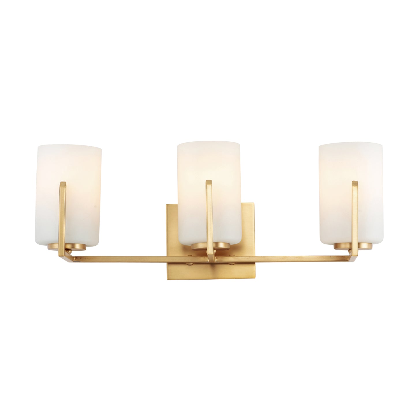 Dart 3-Light Bath Vanity Satin Brass by Maxim Lighting