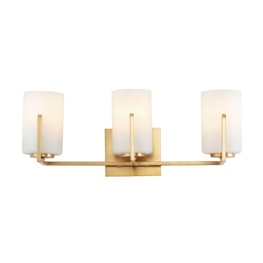 Dart 3-Light Bath Vanity Satin Brass by Maxim Lighting