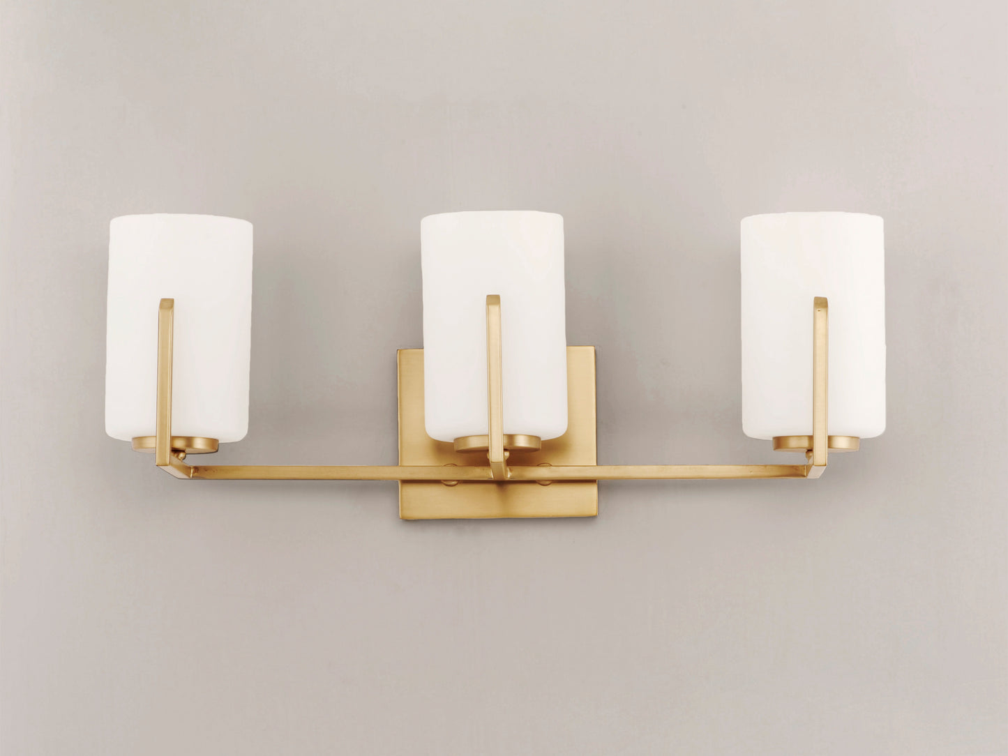 Dart 3-Light Bath Vanity Satin Brass by Maxim Lighting