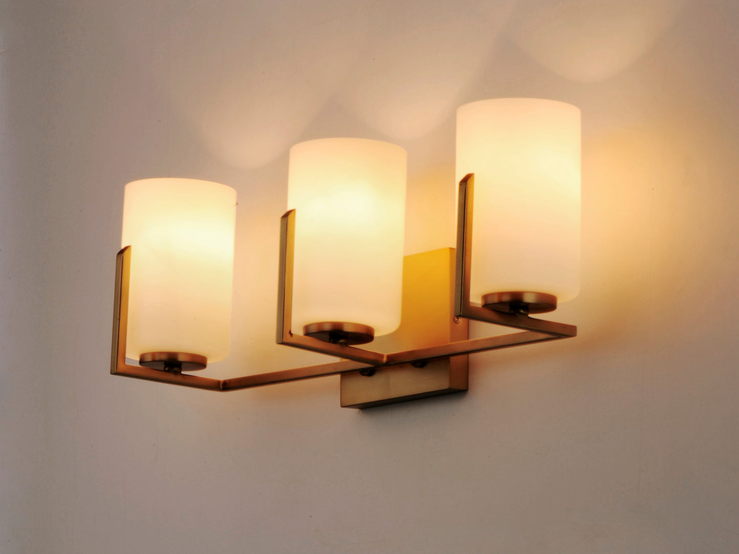 Dart 3-Light Bath Vanity Satin Brass by Maxim Lighting