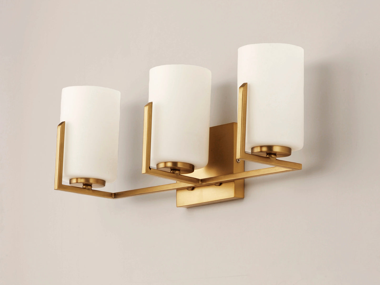 Dart 3-Light Bath Vanity Satin Brass by Maxim Lighting