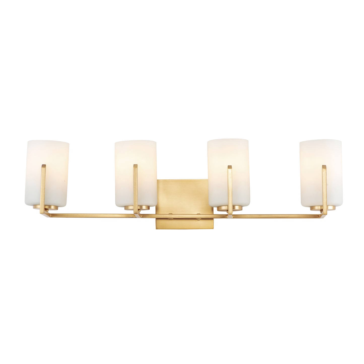 Dart 4-Light Bath Vanity Satin Brass by Maxim Lighting