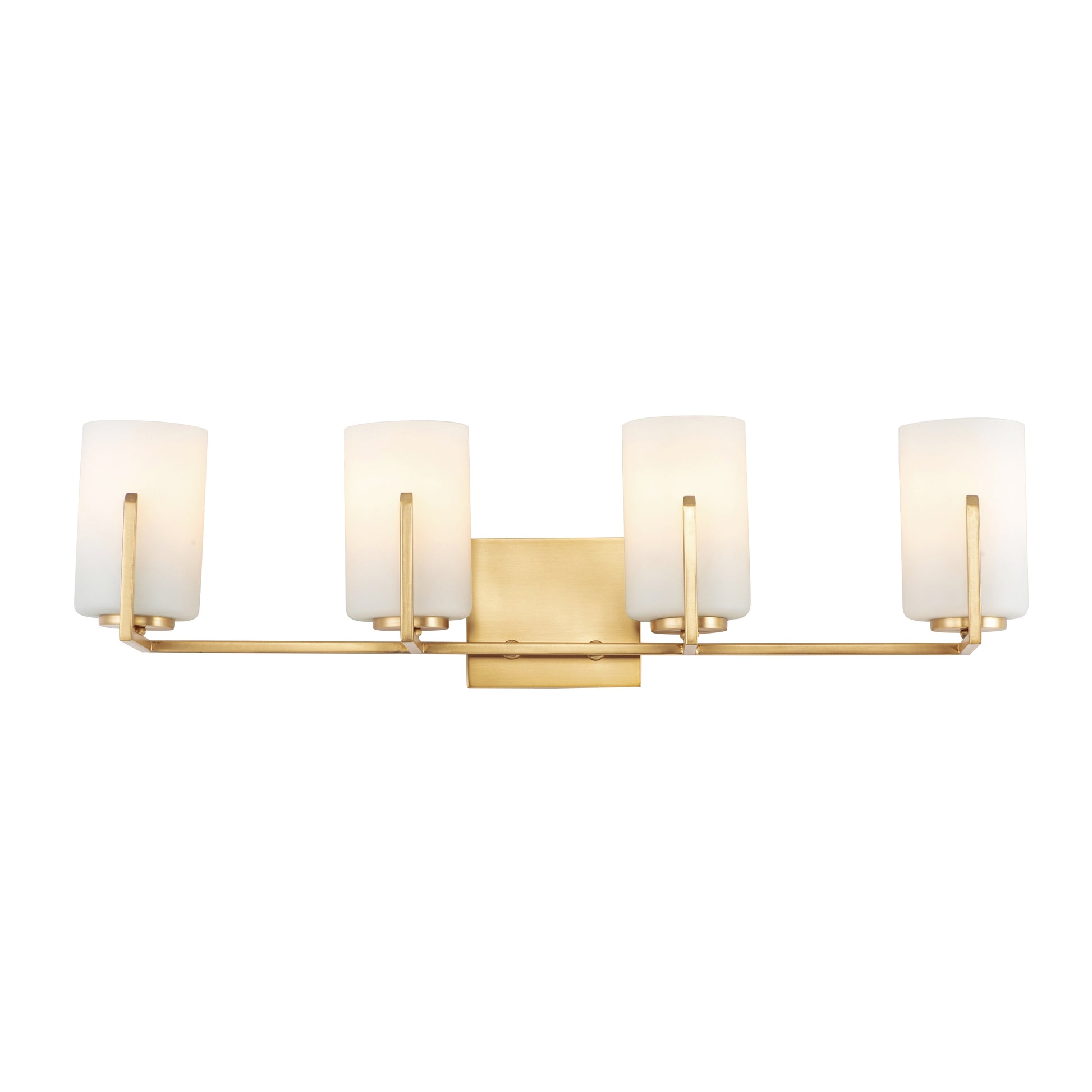 Dart 4-Light Bath Vanity Satin Brass by Maxim Lighting