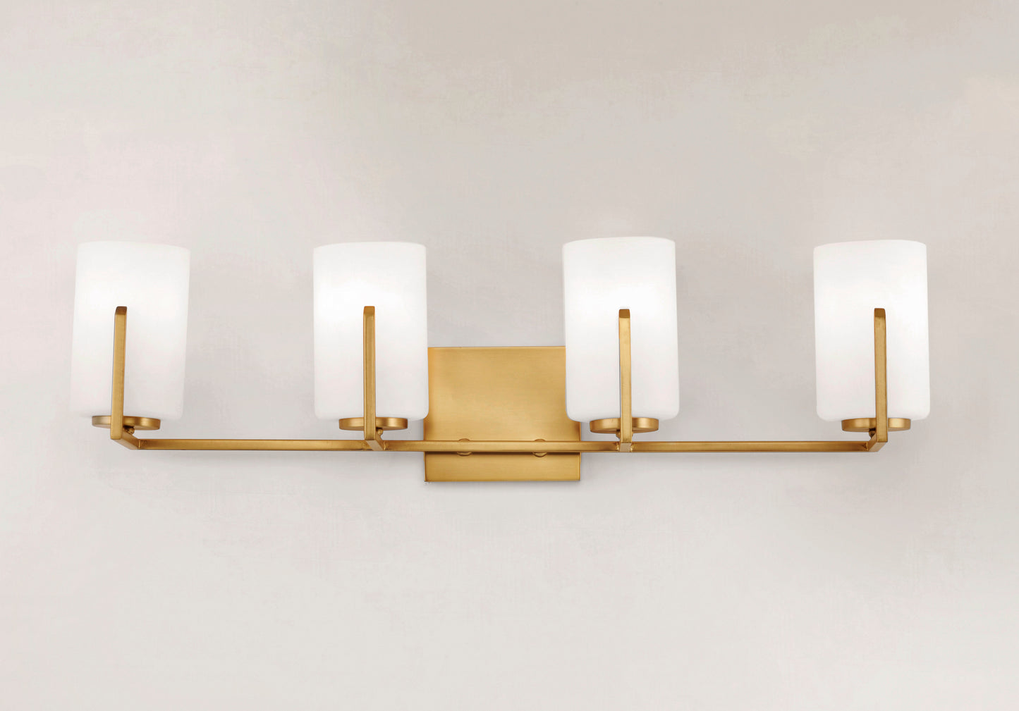 Dart 4-Light Bath Vanity Satin Brass by Maxim Lighting